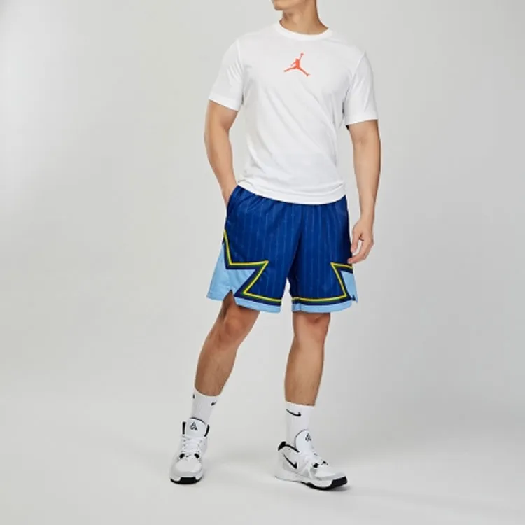 Jordan Casual Shorts Men's Blue-3
