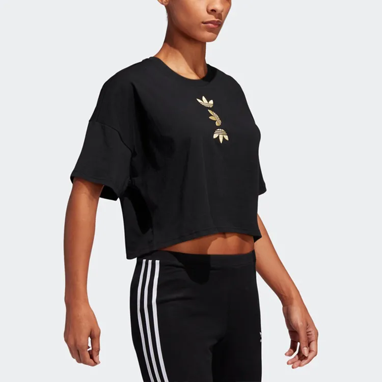 Adidas Originals T Shirt Women's Black-4
