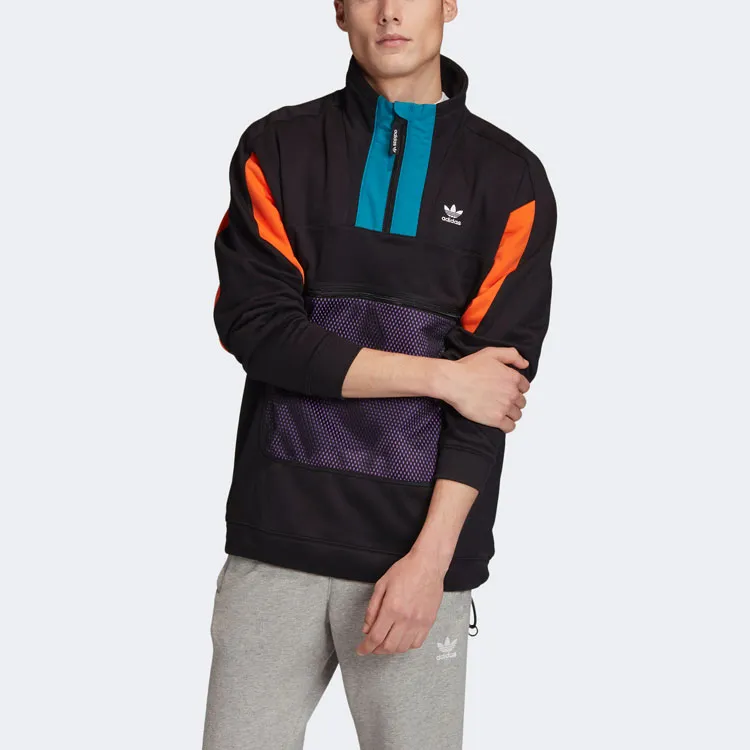 adidas originals Men PT3 1/4 Zip Jacket Black-2