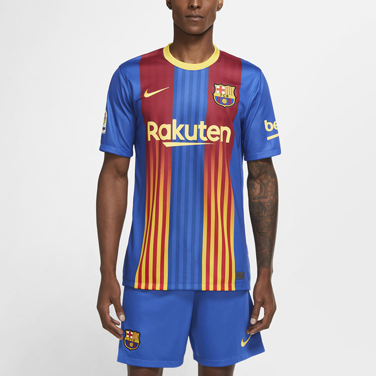 Nike FC Barcelona 20 21 EI Clasico Stadium Jersey Blue POIZON