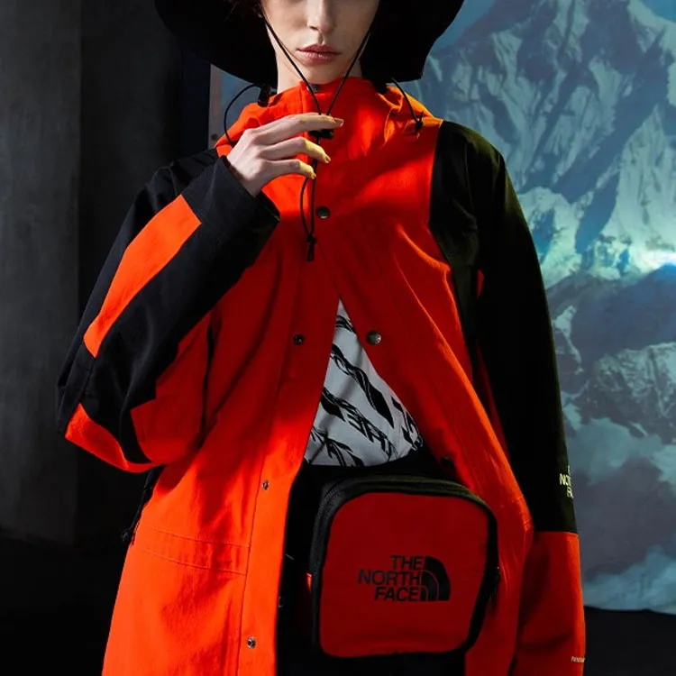 THE NORTH FACE 1994 Collection Breathable, Waterproof And Windproof Windbreaker Jacket Unisex Red-2