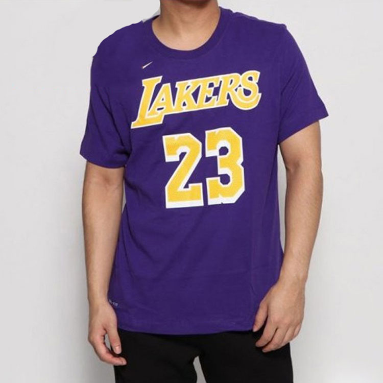 Nike x NBA T-Shirt Men's Purple XL - POIZON