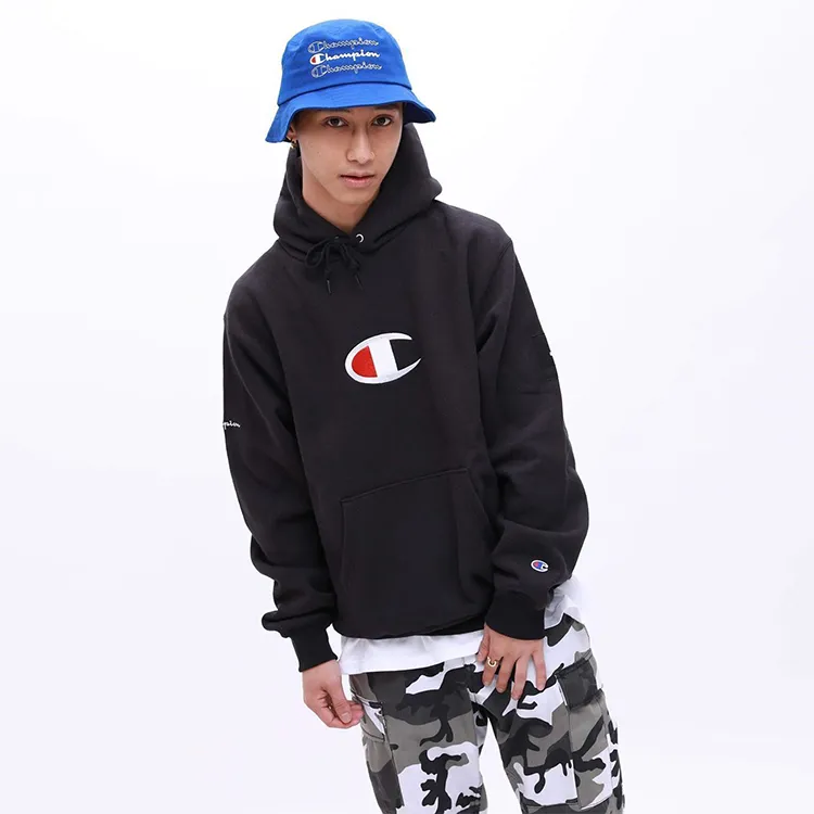 Champion Sweatshirts Unisex Black-2