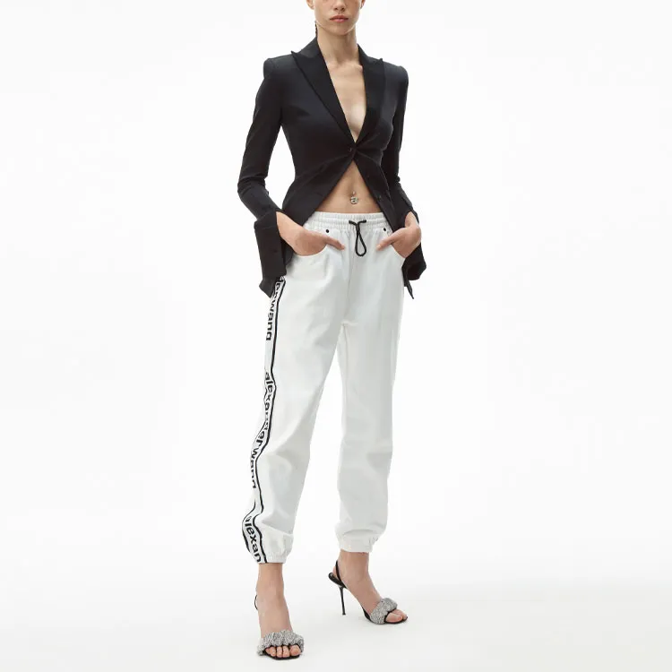 Alexander Wang Knitted Sweatpants Women's White-1