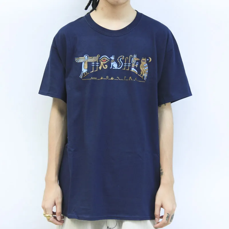 Thrasher T Shirt Unisex Blue US Version-2