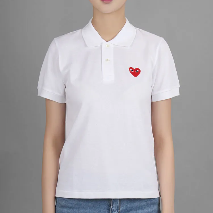 CDG Play Polo Shirts Women's-2