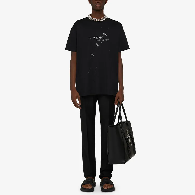 Givenchy Trompe L'Œil Effect Oversized T Shirt-2