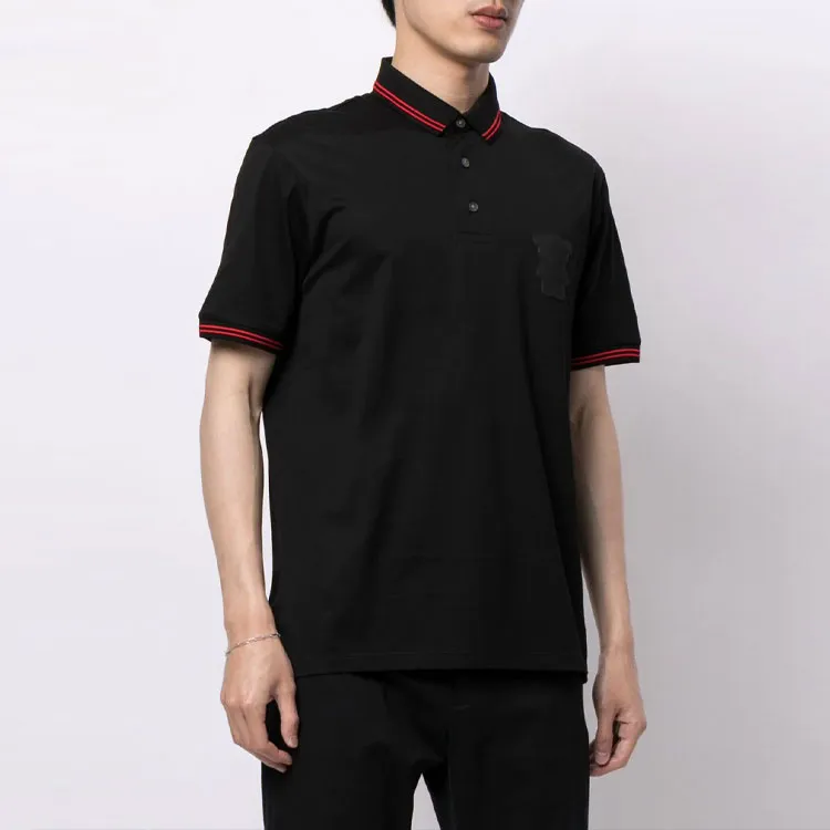 EMPORIO ARMANI Polo Shirts Men Black-4