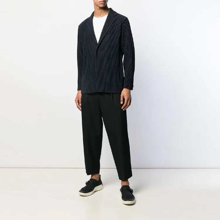 Homme Plissé Issey Miyake Business Suits Coats Men's Black-4