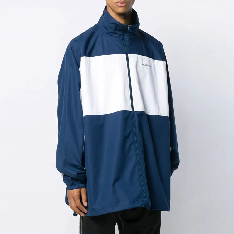 Balenciaga Jacket Unisex Blue White-3