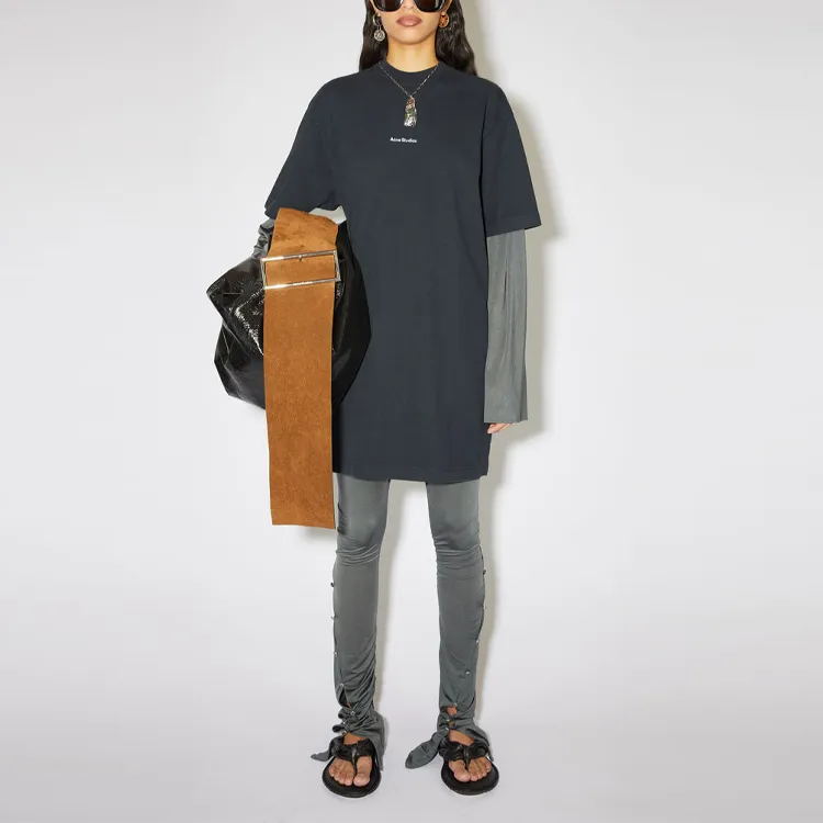 Acne Studios Short Sleeved Dresses Women's Black-1