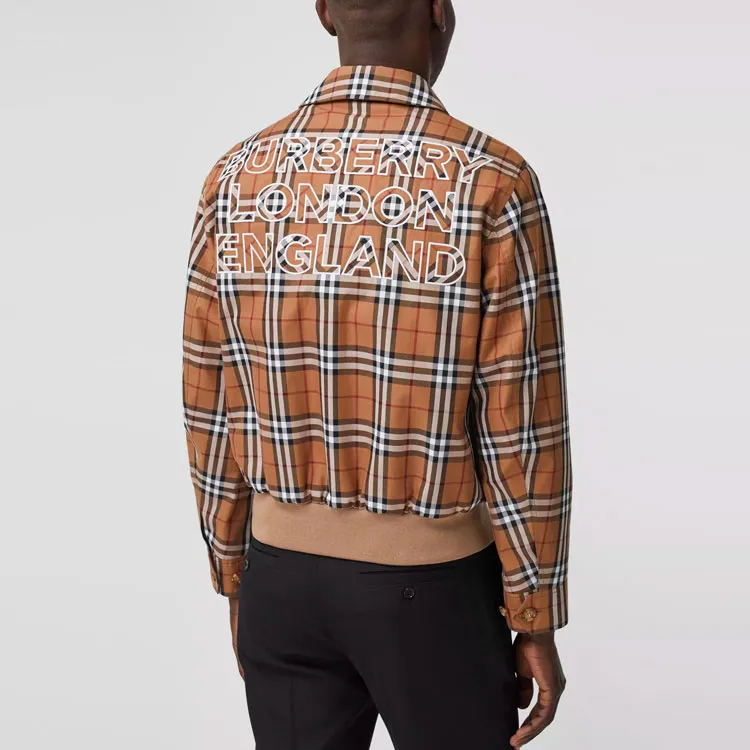 Burberry Jackets Men Orange-4
