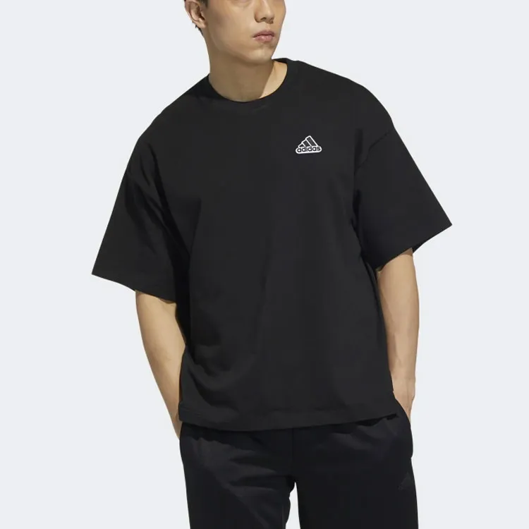 Adidas T Shirts Men Black-2