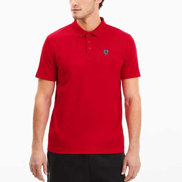 PUMA X FIRST MILE Polo Shirts Men Red-3