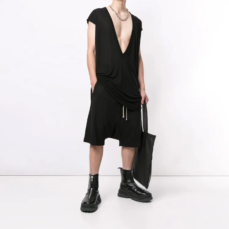 Rick Owens DRKSHDW Knitted Sweatpants Men Black-1