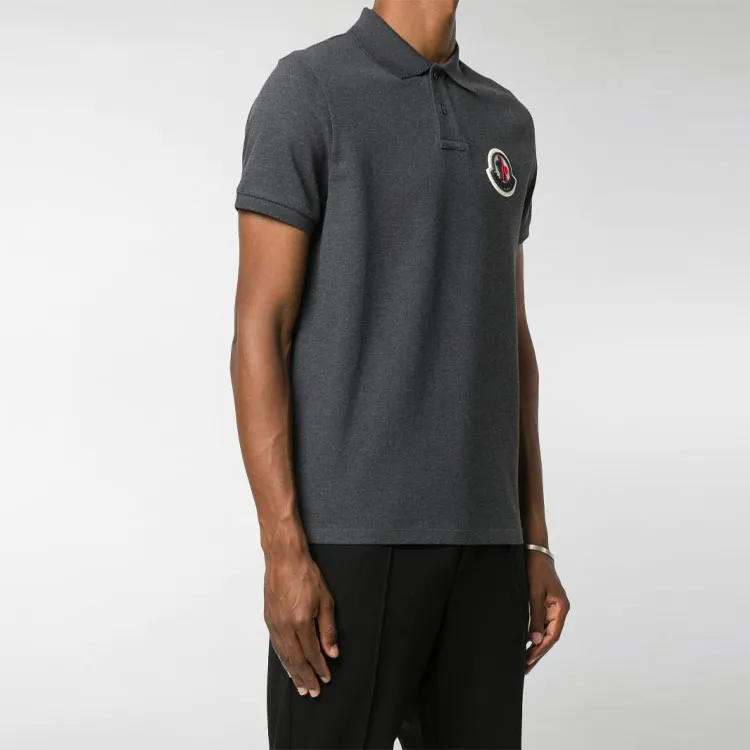 Moncler Polo Shirt Men's Dark Gray-2