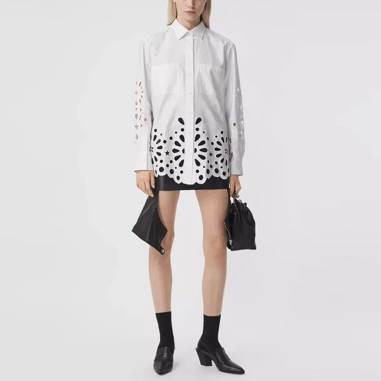 Burberry Shirts Women's White-4