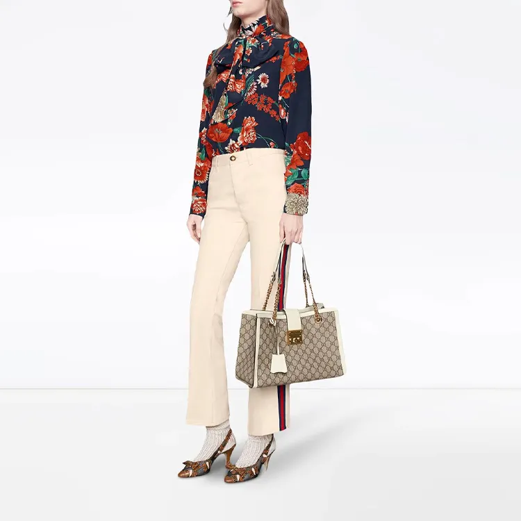 GUCCI Jeans Women's Ivory White-3