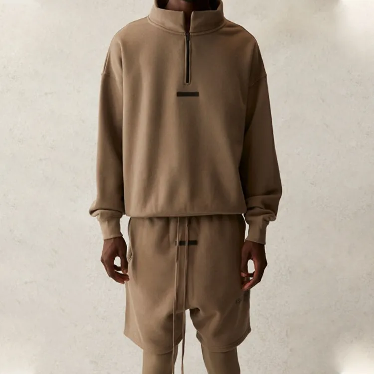 Fear Of God Essentials Half Zip Sweater-2