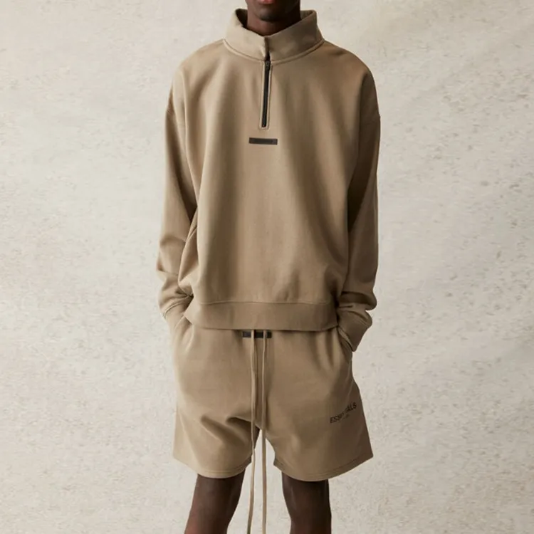 Fear Of God Essentials Half Zip Sweater-2
