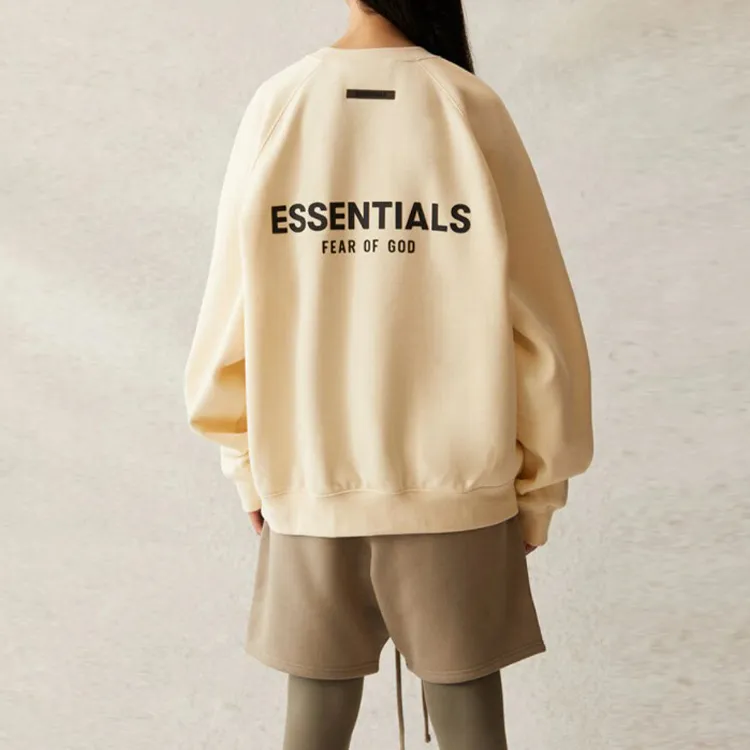 Fear Of God Essentials Pull Over Crewneck-2