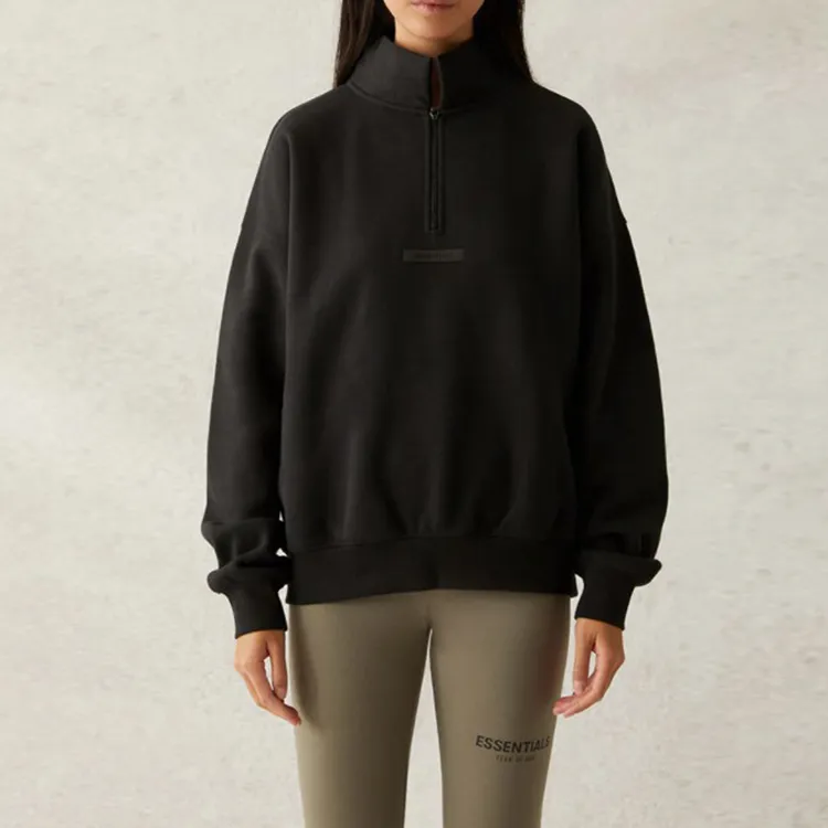 Fear Of God Essentials Half Zip Sweater-5