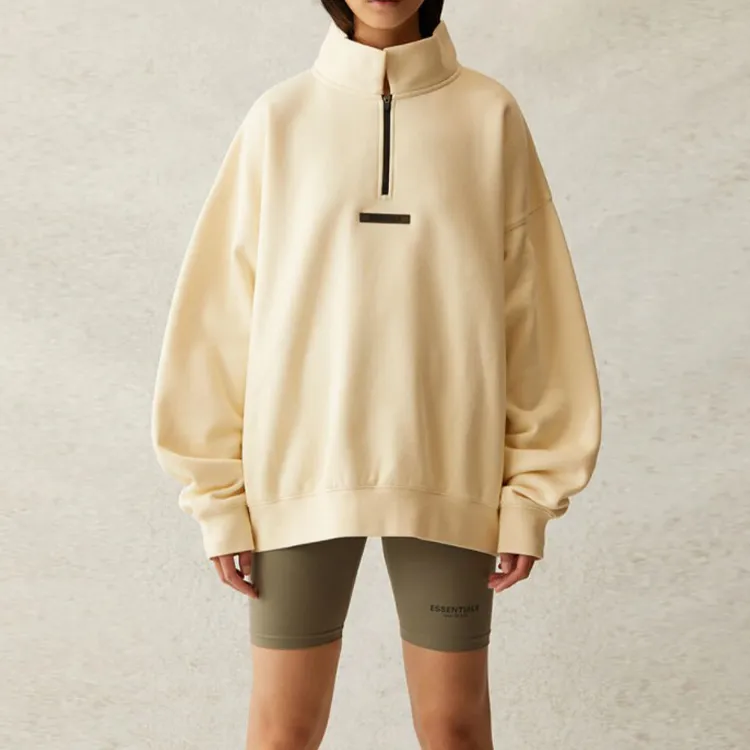 Fear Of God Essentials Half Zip Sweater-3