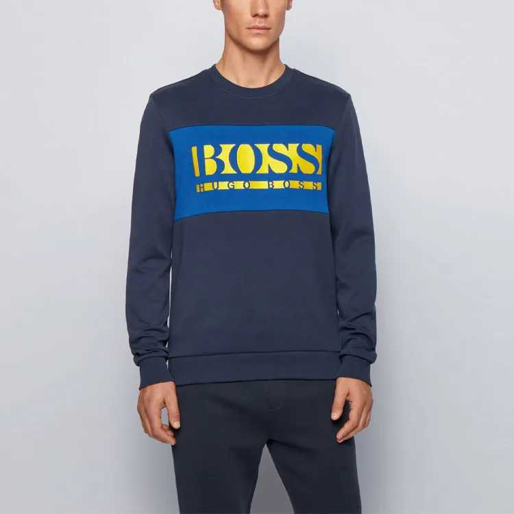 HUGO BOSS Sweatshirts Men Navy-2