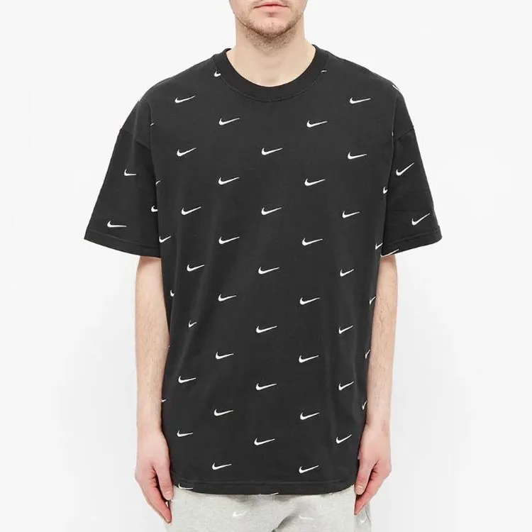 Nike All Over Swoosh Logo T Shirt-3