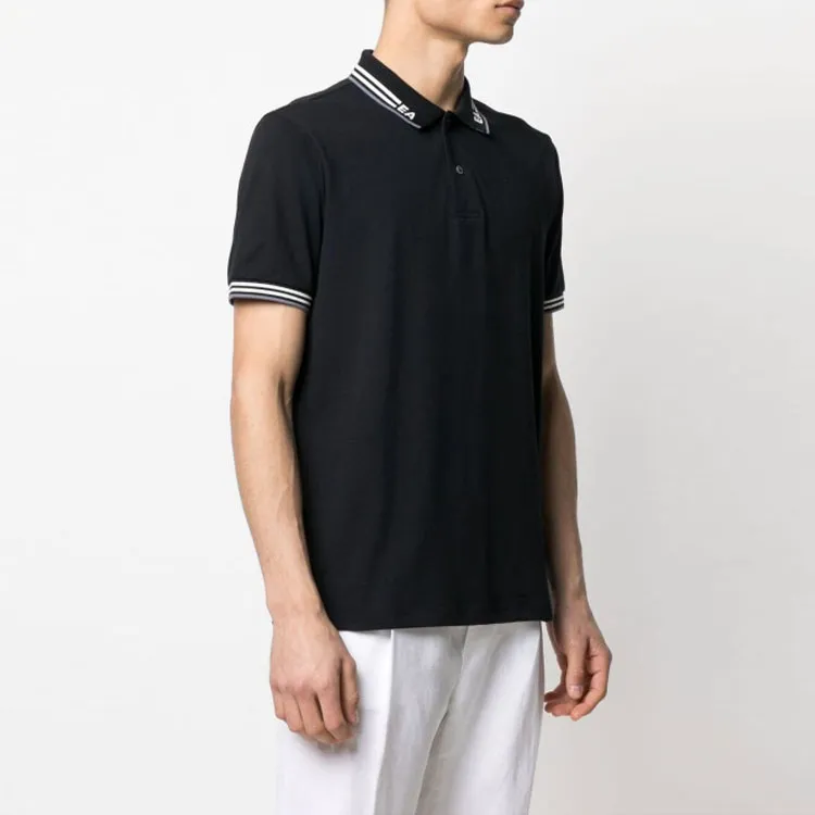 EMPORIO ARMANI Polo Shirts Men Navy Blue-4