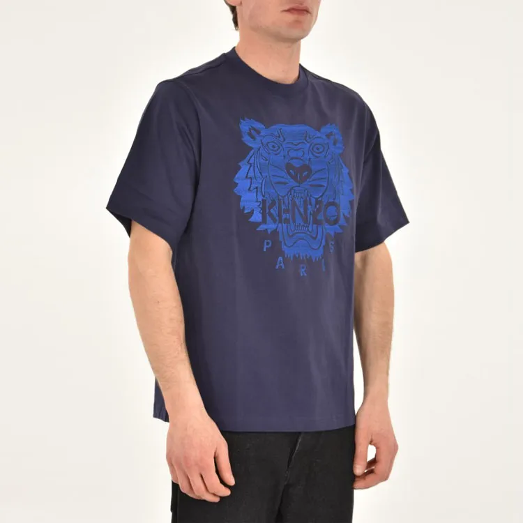 KENZO T Shirts Men Marine Blue-3