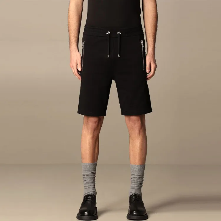BALMAIN Casual Shorts Men Black-3