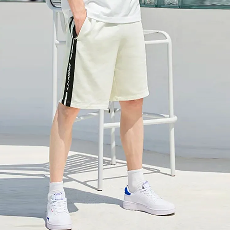 LINING Sports Fashion Collection Sports Shorts Men Ivory-2