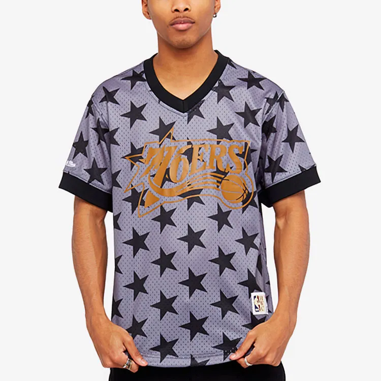 Mitchell & Ness T Shirt Unisex Gray-2