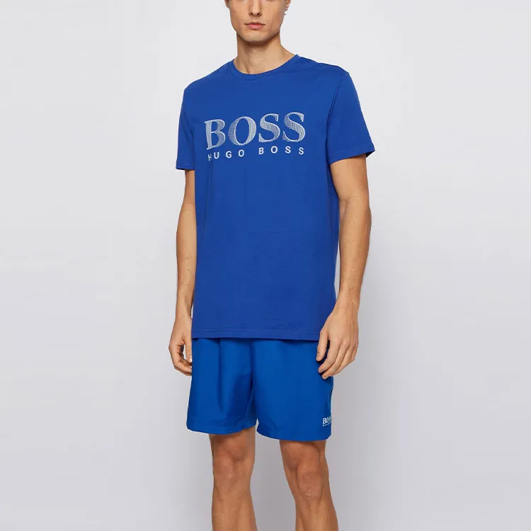 HUGO BOSS T-Shirts Men Blue-1