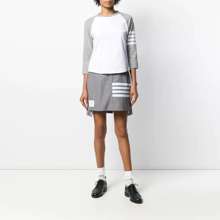 THOM BROWNE· Casual Short Skirts Women's Gray-1