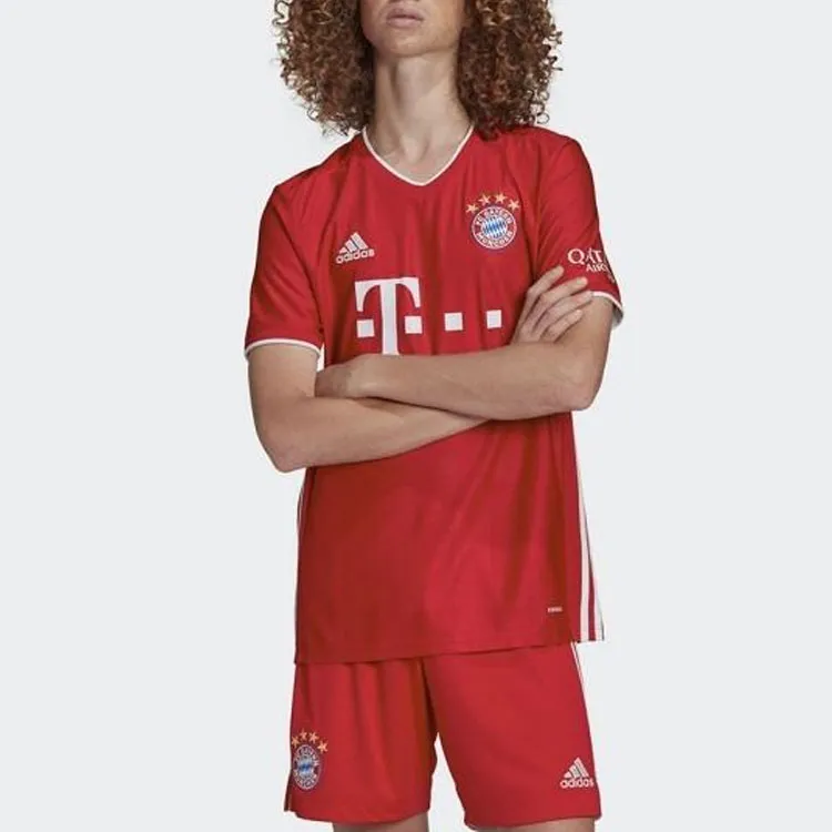 Adidas Bayern Munich Soccer Jerseys Men Red-3
