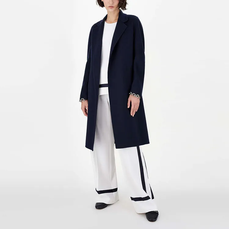 MaxMara Velvet Jackets Women's Navy Blue-1