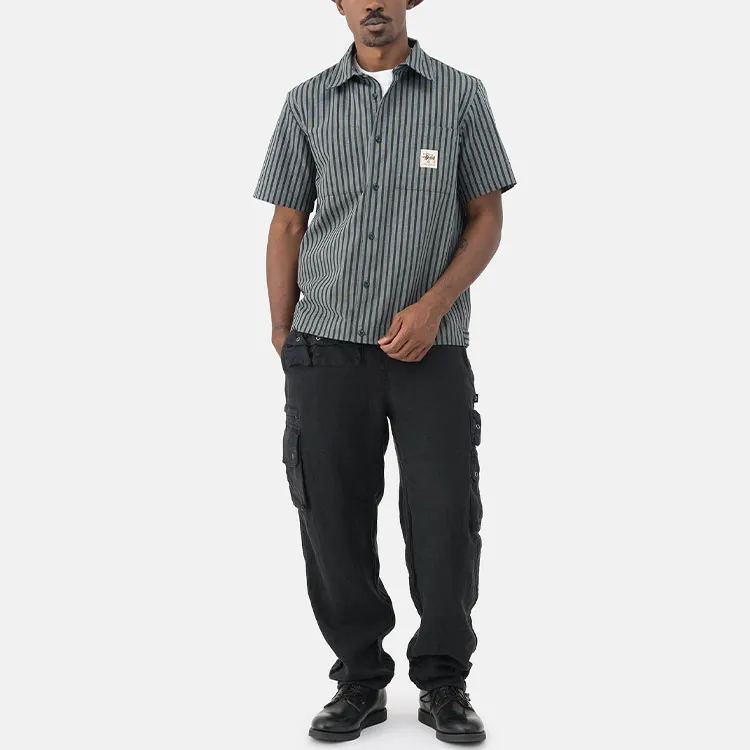 Stussy Shirts Unisex Blue Gray-2