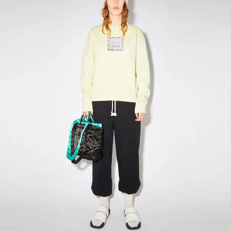 Acne Studios SS21 Sweatshirt Unisex Yellow-1