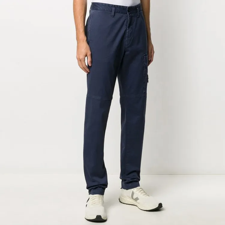 STONE ISLAND Cargo Pants Men Navy Blue-1