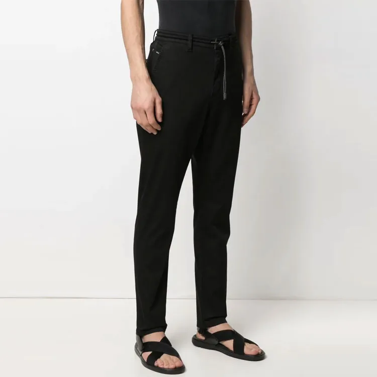 Zzegna Knitted Sweatpants Men Black-2