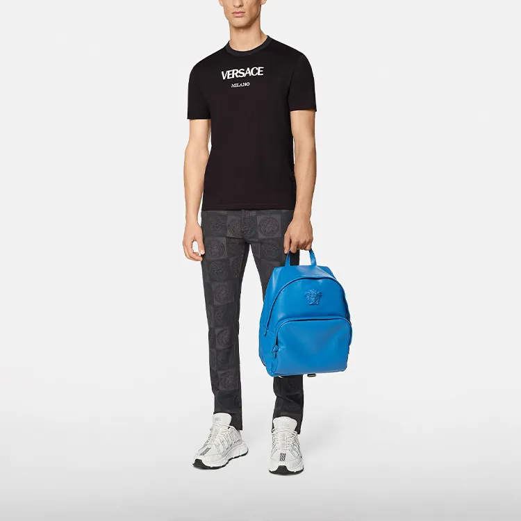 VERSACE T Shirts Men Black-2