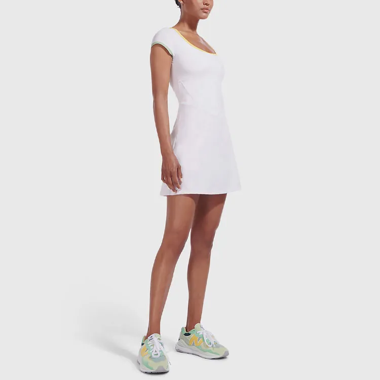 Staud X New Balance Short-Sleeved Dresses Women's White-2