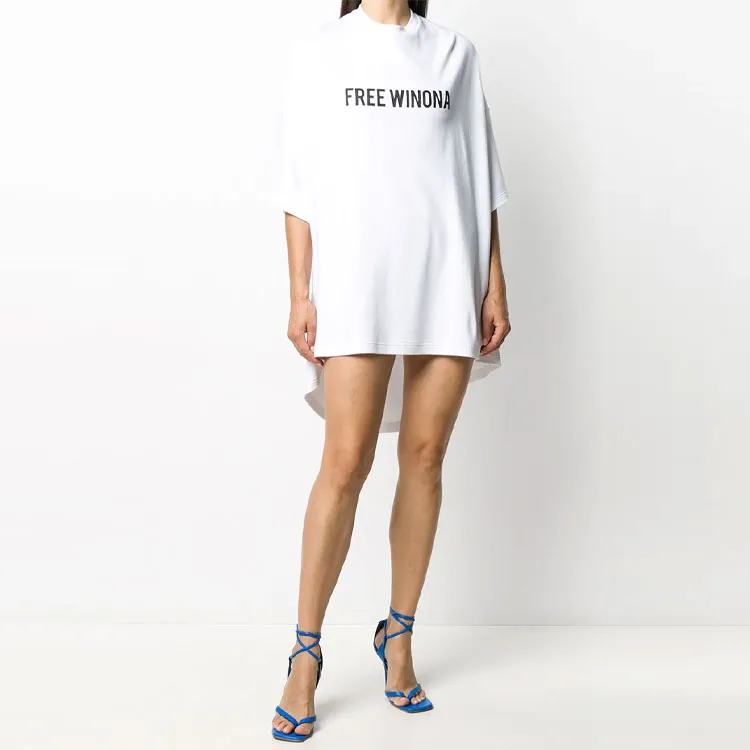 OFF-WHITE FW20 Short-Sleeved Dresses Women's White-4