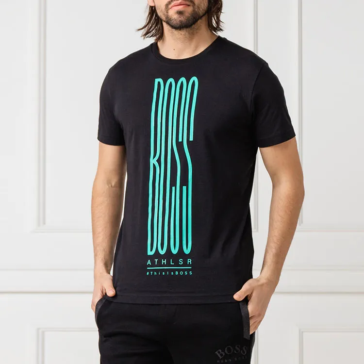 HUGO BOSS T Shirts Men Black-4