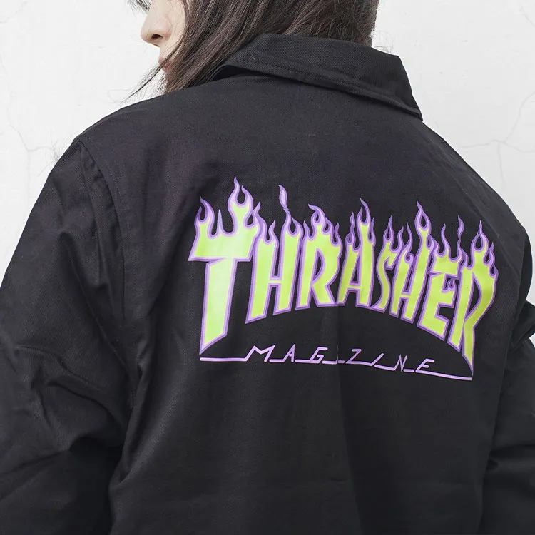Thrasher Jackets Unisex Black-4