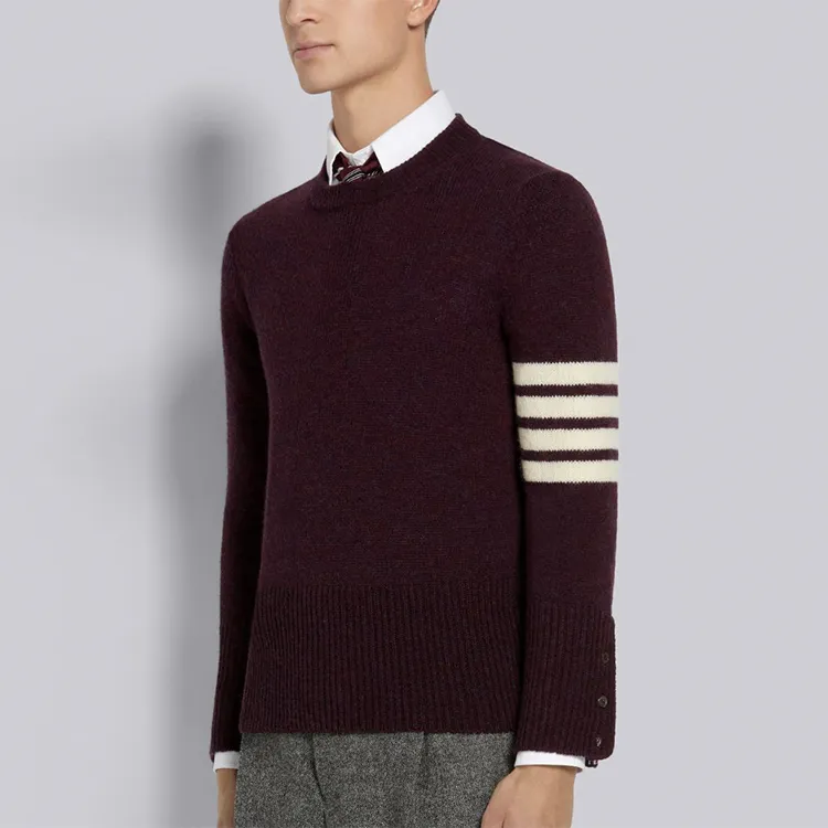 THOM BROWNE· SS21 Sweater Men's Red Brown-2