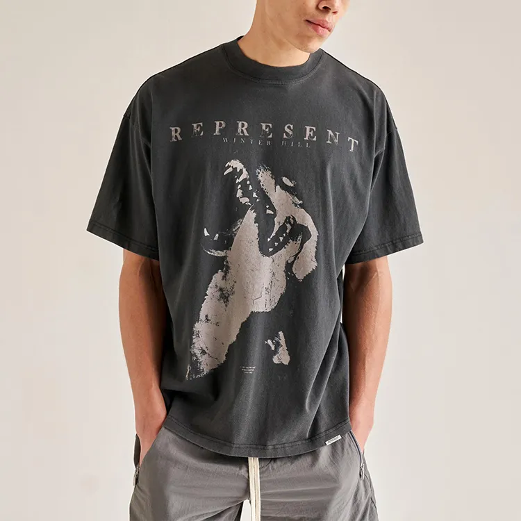 REPRESENT T-Shirts Men Vintage Black-1