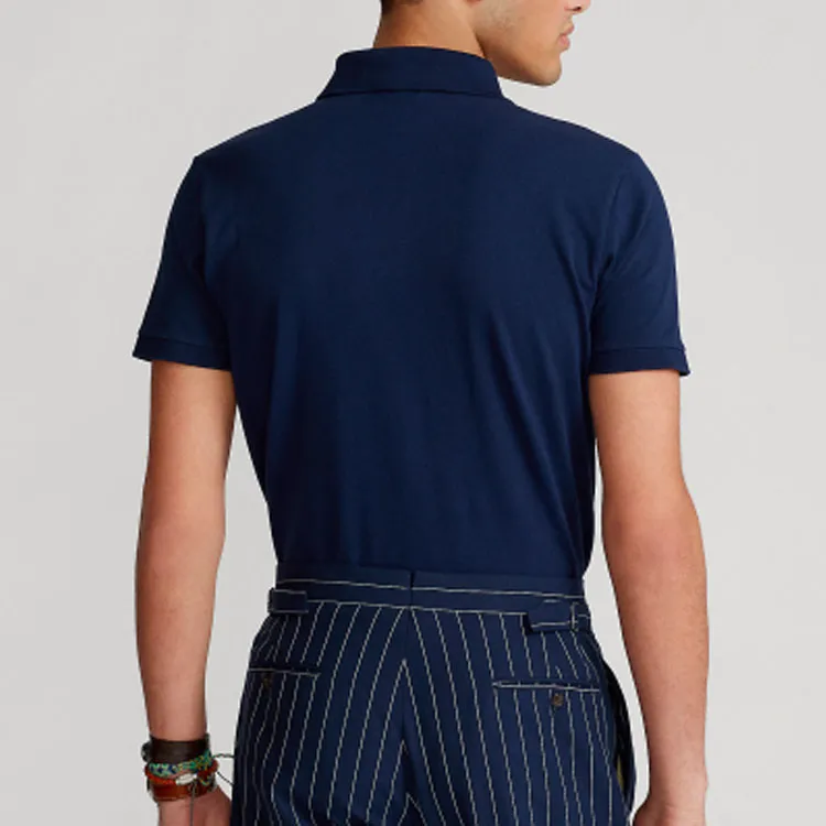 Polo Ralph Lauren Polo Shirts Men Navy Blue-3